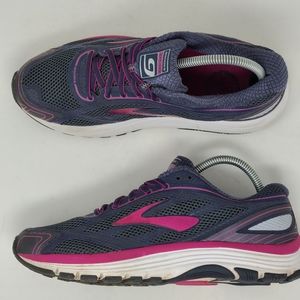 Brooks Womens Dyad 9 Running Shoes Purple Pink Size 9.5 1202231B442 Athletic